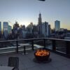 Zen Sculptural Firepit at Google HQ Chicago