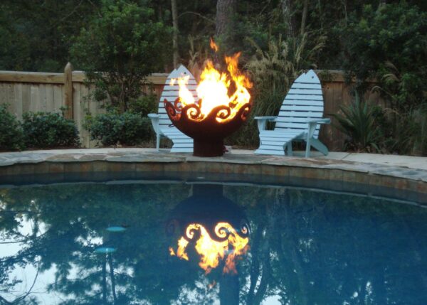 Waves Sculptural Firepit