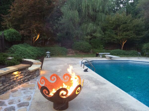 Waves Sculptural Firepit