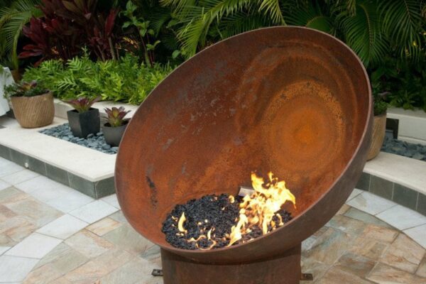 The Meridian Sculptural Fire Pit