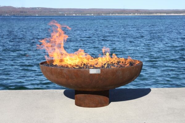 The Classical Ellipse Sculptural Firepit