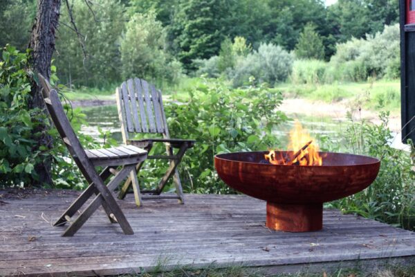 The Classical Ellipse Sculptural Firepit