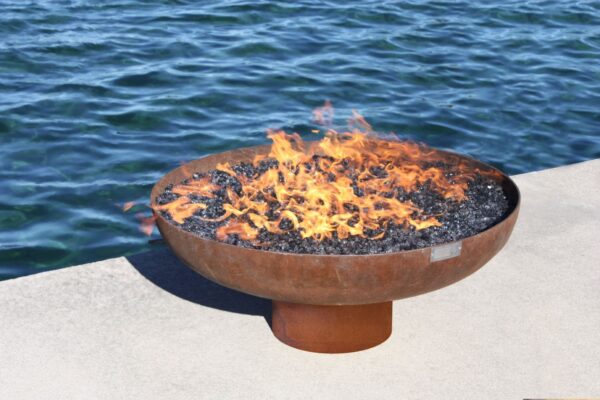 The Classical Ellipse Sculptural Firepit