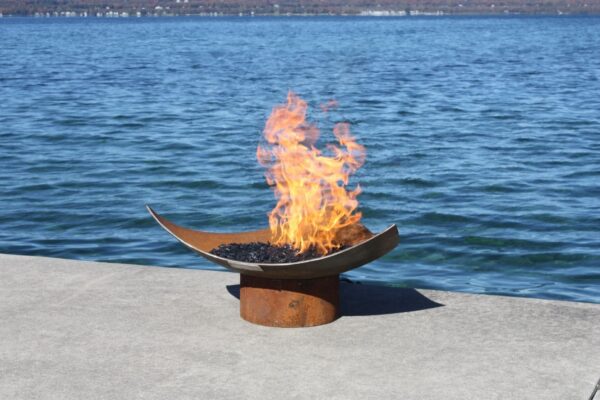 Isolsceles Modern Sculptural Firepit