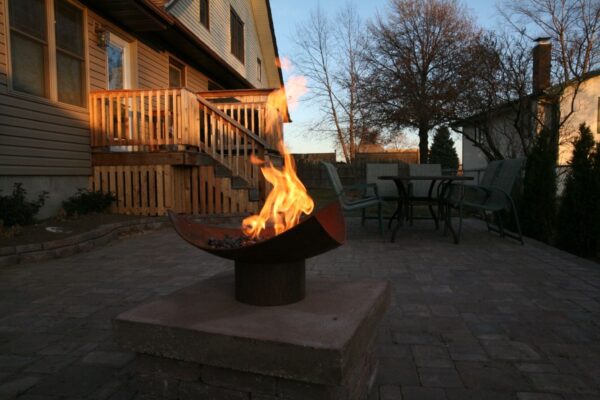 Isolsceles Modern Sculptural Firepit