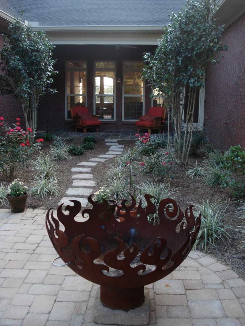 Fire Sculptural Fire Pit in Alabama