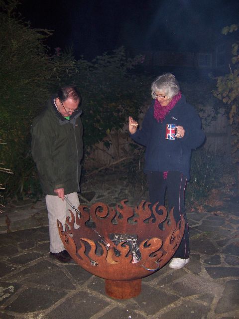 Fire Sculptural Fire Pit in England