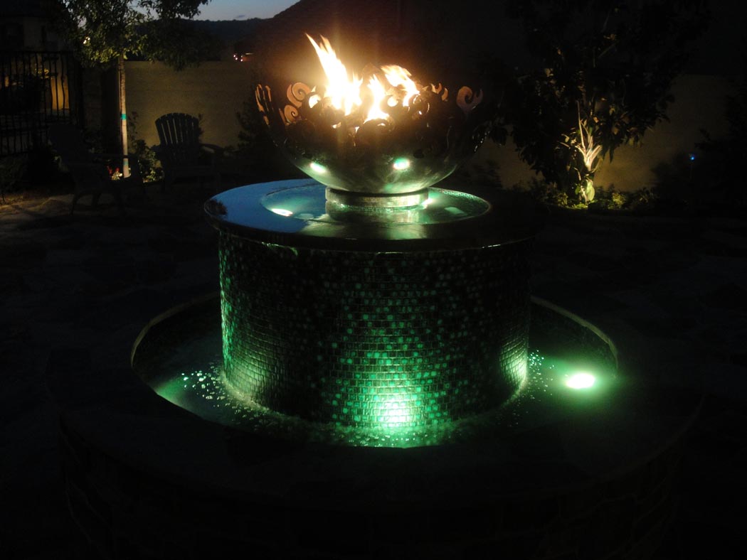 Fire pit Fountain