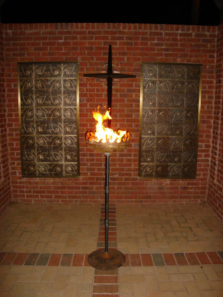 Waves O’ Glory Brazier commissioned by The Episcopal Canterbury Fellowship for use in Easter Vigil